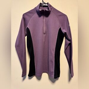 The Eastern Mountain Sports Women's Medium 1/4 Zip Techwick Pullover